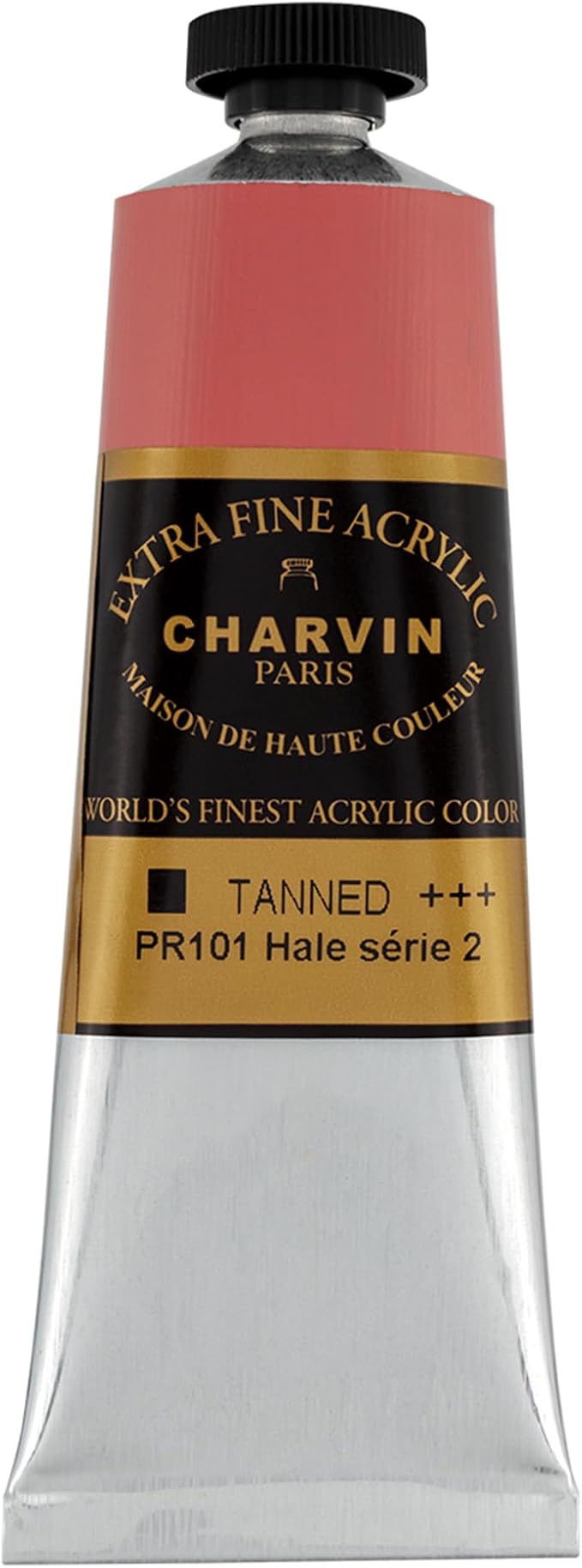 Charvin Extra Fine Professional Acrylic Paint - Tanned, 150ml Tube, Triple-Milled, Lightfast Pigments, Open Stock Artist Acrylic Paints in Nature-Inspired Hues