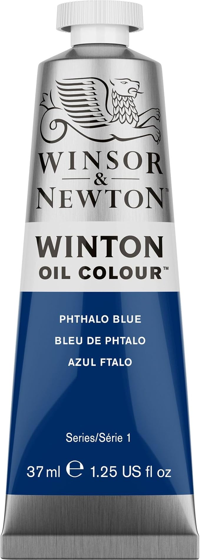 Winsor & Newton Winton Oil Color, 37ml (1.25-oz) Tube, Phthalo Blue