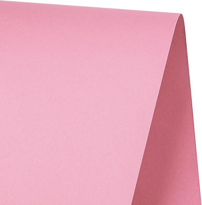 RUSPEPA Pink Kraft Paper Roll - 12 inches x 100 feet - Natural Recyclable Paper Perfect for Easter Crafts, Art, Small Wrapping, Packing, Postal, Shipping, Dunnage & Parcel
