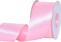 YAMA Pink Double Faced Satin Ribbon, 2 Inch 25 Yards, Great for Crafts Bows Flower Bouquet Wedding Home Decor Gift Wrapping