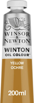 Winsor & Newton Winton Oil Color, 200ml (6.75-oz) Tube, Yellow Ochre