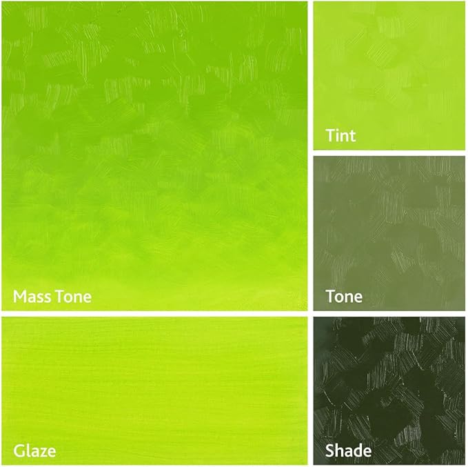 Tusc & Pine Artist Oil Paint - Brilliant Green, 150 ml, Non-Yellowing, Rich & Creamy Consistency, Maximum Pigment Load, Small Batch Milled Oil Paints Made in the USA for Professional Artists