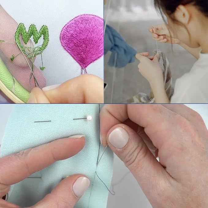 ZYMJBB Mini Travel Sewing Kit, 2Packs Portable DIY Supplies,Emergency Repair Kit with Threads, Beginner Friendly,Needles,Scissors for Travel, Business, College, Camping, Home Use