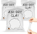 Cutedeer White Air Dry Clay, 3.3lb Foam Modeling Clay, Soft Squishy Molding for Kids Adults, Arts & Crafts Project Slime Supplies(3.3lb - 3 Pack, White)