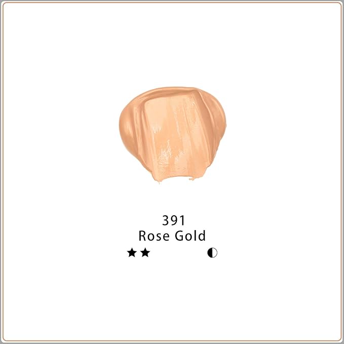 Artecho Acrylic Paint, Rose Gold Paint (120ml / 4.05oz) Tubes, Art Craft Paints for Canvas, Rock, Stone, Wood, Fabric, Art Supplies