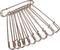 50 Pcs Safety Pins Heavy Duty Large Safety Pins (Silver)