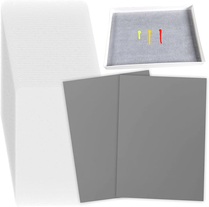 Wet Palette Paper and Sponge Refill for 12in x 16in Palette Tray, Include 2 Sponges and 50 Paper Sheet Fit for Masterson Premier Wet Palette (12in x 16in)