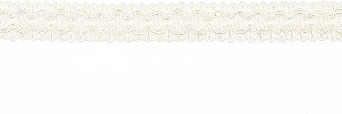 Gimp Braid Fabric Trim, 0.7 Inch / 10M (10.9 Yards), Curtain & Upholstery Trim for Sewing, Polyester, DIY Crafts, Costume, Home Decorative
