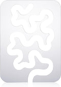 Meander Quilting Template, Acrylic Ruler for Motion Quilting, Transparent Stencil Guide for Domestic & Industrial Sewing Machines