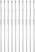 uxcell Stainless Steel Crochet Hook 1.6mm Knitting Needles for DIY Craft Yarn 10Pcs