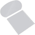 DAJISI 2Pcs Serrated Rib Tool for Pottery,Serrated Rib Sculpting Tool Silver Clay Tools for Sculpture Ceramic