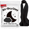 Ifergoo Black Foam Modeling Clay- Moldable Cosplay, Air Dry, Squishy Molding Clay for Adult Arts & Craft Project, Fake Bake, Slime Supplies, 1.1LBS/500G