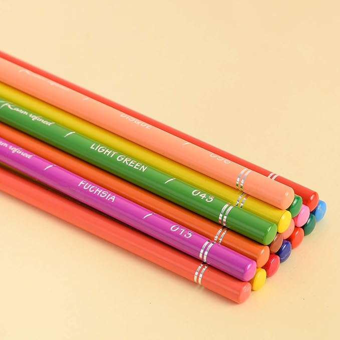 48 Premium Colored Pencils for Adult Coloring,Artist Soft Series Lead Cores with Vibrant Colors,Professional Oil Based Colored Pencils,Coloring Pencils for Adults and Kids, Metal Box Packing