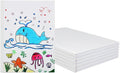 6 Pack White Hardcover Blank Book 7x10 inch, Hardcover Blank Book for Students to Write Stories, Blank Draw Sketchbooks Journal (White, 22 Sheets/ 44 Pages Each)