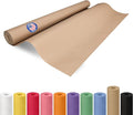 IDL Packaging Brown Paper Roll 36" x 1200" (100 feet) - USA-Made Thick Kraft Paper Roll 50lb Thickness for Packing, Moving, Shipping & Crafts/Arts - 100% Recycled Natural Craft Wrapping Material