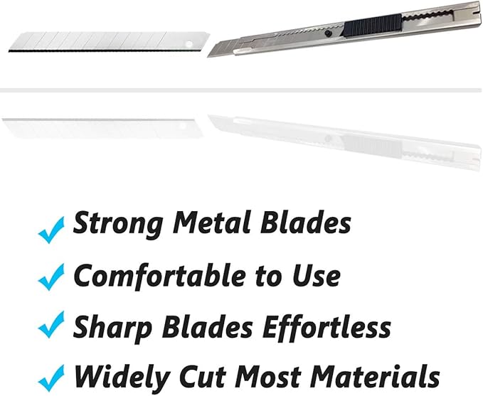 Self Healing Cutting Mat A5 Size with Art Craft Cutter Knives,Black