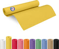 18" x 1200" (100 feet) Yellow Kraft Paper Roll - USA-Made Quality Craft Paper for Gift Wrapping, Kids' Arts & Crafts, School Projects - 100% Recycled Natural Material 50lb Thickness by IDL Packaging