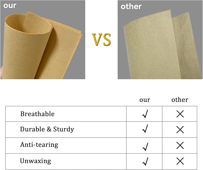 24" x 164ft Kraft Butcher Paper Roll, Unbleached & Unwaxed, Perfect for BBQ, Grilling, Craft & Gift Wrapping
