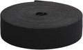 1-1/5 Inch by 20 Yard Black Heavy Stretch High Elasticity Elastic Spool Knit Elastic Bands for Sewing