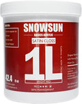 SNOWSUN Red Acrylic Paints, Large Bulk Heavy Body Acrylic Paint (1L，About a quarter of a gallon) - Non Toxic Gloss Thick Art Paint for Multi-Surface, Canvas Wood Ceramic and Leather, Stone Craft, for Artists & Beginners