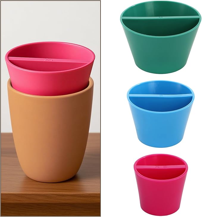 ZENFUN 3 Packs Rim Cone Pottery Tool, 3 Sizes Ceramic Rim Shaper Cone, 3D Printed Pottery Tool Fixing Rims for Potters Clay Artists Beginners (XS,S,M)