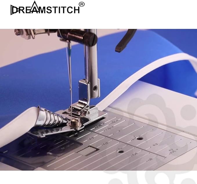 DREAMSTITCH 820245096 Bias Binder Presser Foot for Pfaff A, B, C, D, E, F, G, J, K and Most Low Shank Sewing Machine 820245096