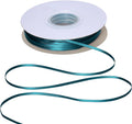 YAMA Teal Double Faced Satin Ribbon, 1/8 Inch 100 Yards, Teal Satin Ribbon for Gift Wrapping Crafts Hair Bows Wedding Party Decoration