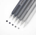 Gel Pens with Fine Point 0.6mm, 6 Colors Drawing Pencils for Adult Coloring Books Smooth Writing Pen Set for Journaling(Sketch Color)