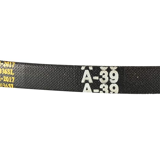 uxcell A39 Drive V-Belts 39" Inner Length 13mm Width 8mm Thick JIS Standard A-Section Rubber Drive Industrial Transmission Belt