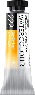 PHOENIX Professional Watercolor Paint Single Tube - 0.47 Fl Oz / 14ml - New Gamboge