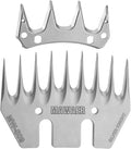 9 Teeth Sheep Shears Replacement Blades for fit Oster, Lister, Heiniger Sheep Clippers, Detachable Animal Trimmer Shears for Grooming Goats, Lambs, Llamas, Alpacas (9 Tooth)