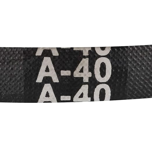 uxcell A40 Drive V-Belts 40" Inner Length 13mm Width 8mm Thick JIS Standard A-Section Rubber Drive Industrial Transmission Belt