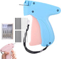 Portable Hemming Tool, Handheld Portable Sewing Machine, Includes 5 Needles, 1000 White Glue Needles& 1000 Black Glue Needles, For Quick Hemming & Repairs (Blue-Pink)