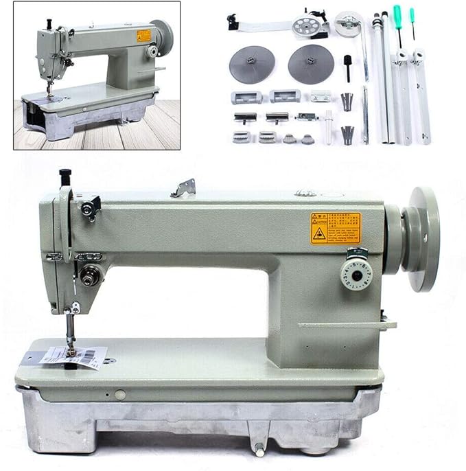 Heavy Duty Lockstitch Leather Fabrics Sewing Machine Automatic Lockstitch Leather Fabrics Sewing Machine
