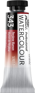PHOENIX Professional Watercolor Paint Single Tube - 0.47 Fl Oz / 14ml - Perylene Maroon