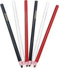 Sewing Mark Pencil 6PCS White/Black/Red 3Colors Invisible Erasable Fabric Pencils For Leather Cut Marks Student Drawing Tailor Marks