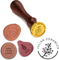 Personalized Pottery Stamp for Clay Custom Clay Stamp for Pottery Ceramic with Logo Name Polymer Clay Tools Gift for Potters Lovers