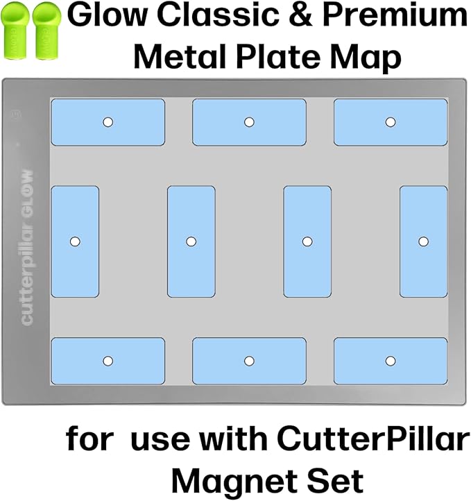 CUTTERPILLAR GLOW CLASSIC LED Light Board, with Translucent, Self-Healing Cutting Mat Light Box Tracing Pad w/Non-Slip Translucent Self-Healing Cutting Mat, 13” x 19" - Perfect for Quilters & Crafters