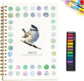 Water Color Workbook, Beginner-Friendly Watercolor Workbook, Watercolor Books, Nature Scenes Paint Set Art Crafts, with 12 Colors Paint Set with Paint Brush (C)