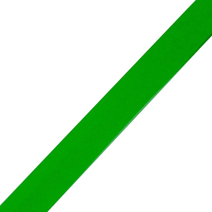 Mandala Crafts 55 Yards 1/4 Inch Green Double Fold Bias Tape for Sewing - Bias Binding Tape for Quilting Binding, Hemming, Seam, and Fabric Piping