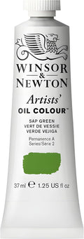 Winsor & Newton Artists' Oil Color, 37ml (1.25 oz) Tube, Sap Green