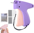 Portable Hemming Tool, Handheld Portable Sewing Machine, Includes 5 Needles, 1000 White Glue Needles& 1000 Black Glue Needles, For Quick Hemming & Repairs (Purple-Pink)