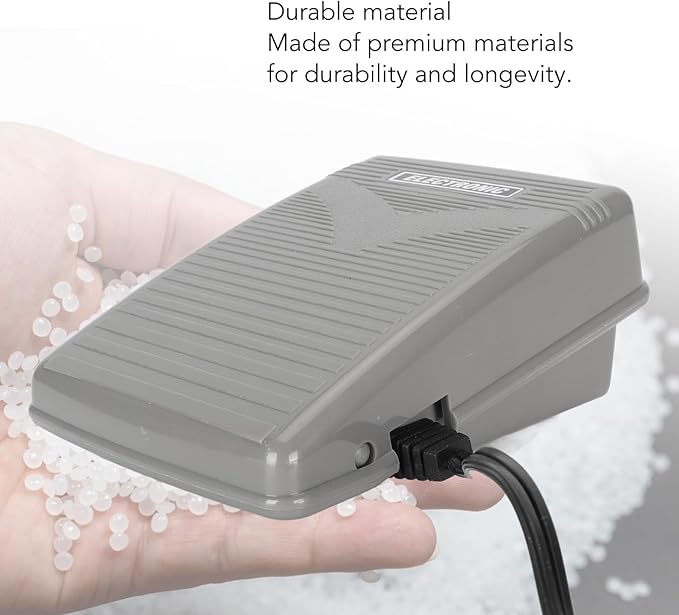 Sewing Machine Foot Pedal Replacement, Non Slip Durable Foot Control Pedal with Power Cord for Singer 9960 Sewing Machine ABS Material 135x93x58cm