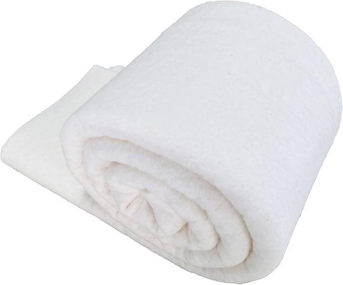 LUMANSUO 200GSM Throw Natural Cotton Quilt Batting for Quilting (60"x78")