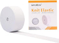 1-1/2 Inch by 10 Yard White Heavy Stretch High Elasticity Elastic Spool Knit Elastic Bands for Sewing