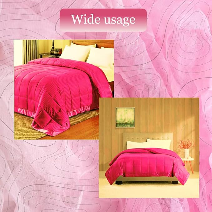 Bright Pink Satin Blanket Binding 2 Inch x 4 3/4 Yards Single Fold Tape for Quilt Edging Pink Smooth Finish Easy to Sew On Durable Trim Material Ideal for Blanket Crafts DIY Projects Sewing