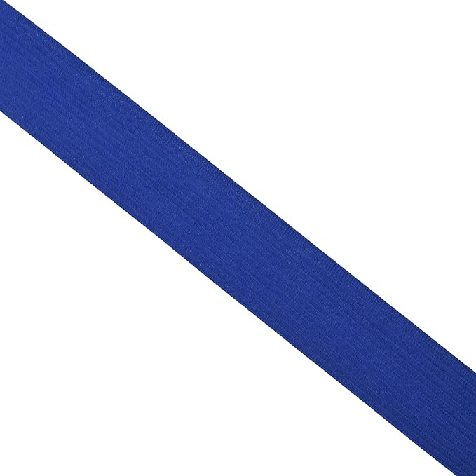 Mandala Crafts Wide 1 Inch Navy Elastic Bands Spool for Pants Waistbands Sewing and DIY Crafts, 50 YD Stretchy Flat Fabric Strap Knit Elastic Band for Wig