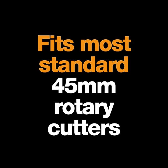 Fiskars 45mm Perforated Rotary Blade (1 Pack), Crochet Edge Skip Stitch Rotary Cutter Blade to Perforate Fleece, Fabric, Paper and More for Craft, Sewing, and Quilting Projects, Silver