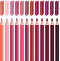 Mifuner 12Pcs Red Colored Pencils Set, Oil Based Drawing Pencils, Pre-sharpened Wooden Professional Sketch Pencil Art Supplies for Adults, Coloring Books, No Duplicates