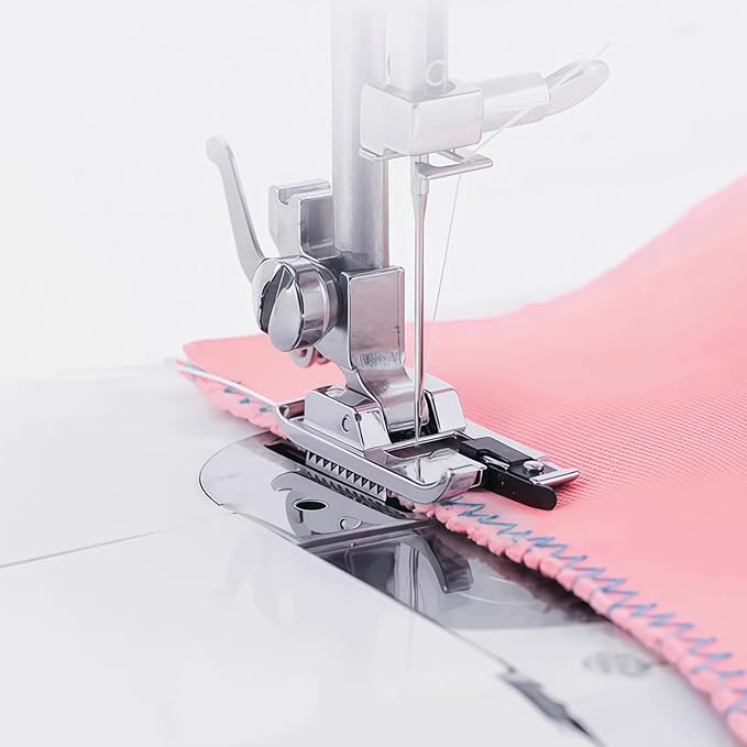 Mini Sewing Machine, Electric Portable Sewing Machine for Beginners, 12 Stitch Dual Speed with Foot Pedal Sewing Kit
